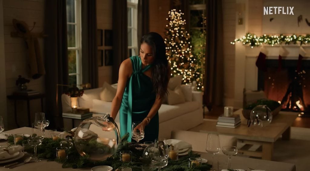 Meghan Markle en el especial de navidad 'With Love, Meghan: Holiday Celebration', 2025, en Netflix.