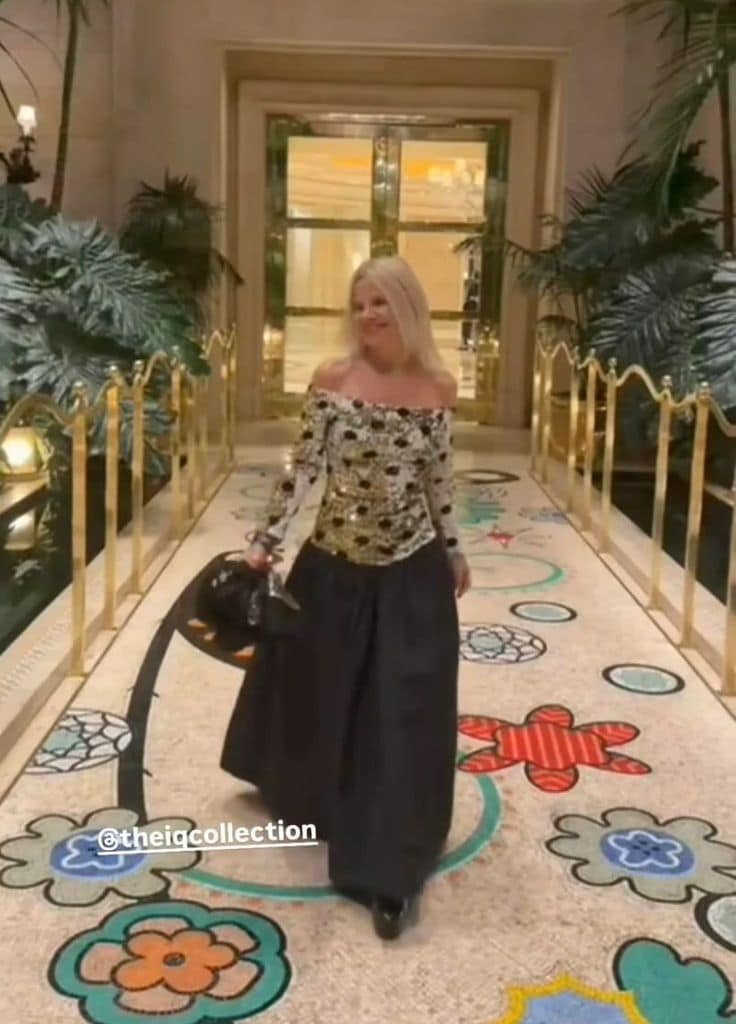 Eugenia Martínez de Irujo en la gala previa a la 26ª edición de los Latin Grammy, Las Vegas, 2025.