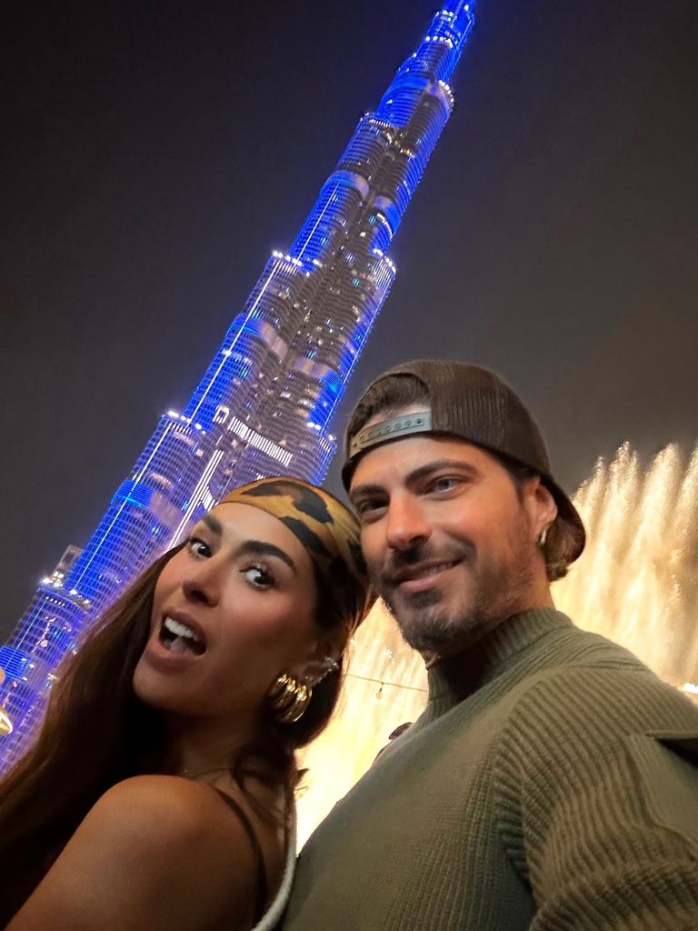 Galilea y su novio se dejaron seducir por la imponente y cosmopolita Dubái