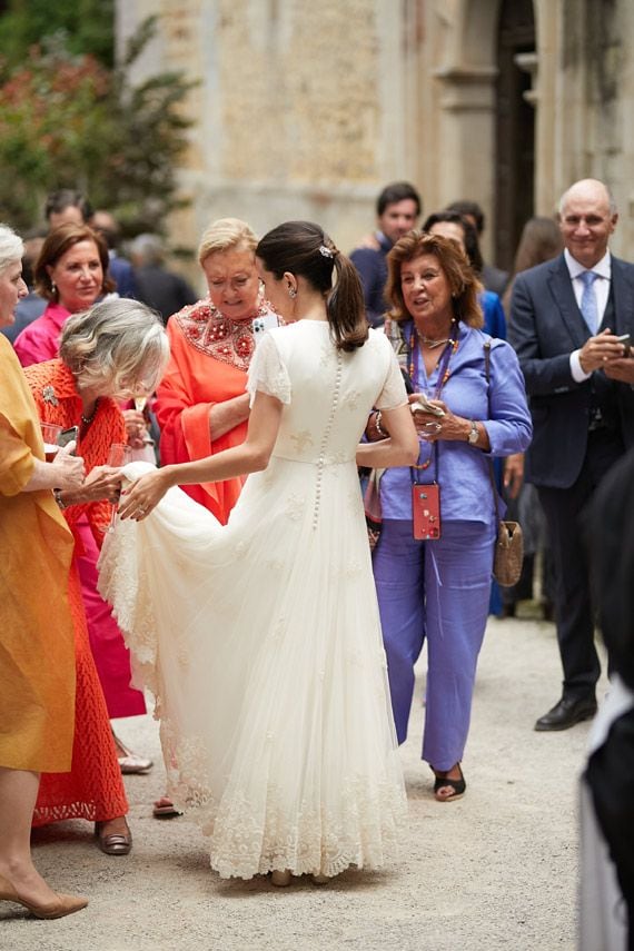 Laura Corsini en su boda