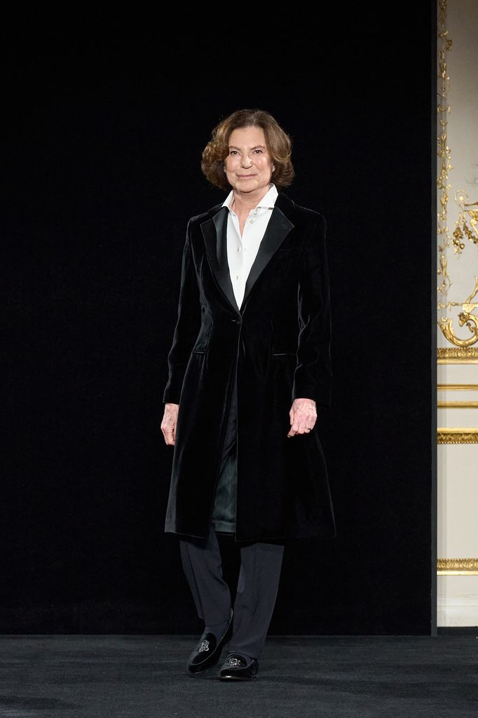 Silvana Armani tras presentar su primera colección Haute Couture 2026