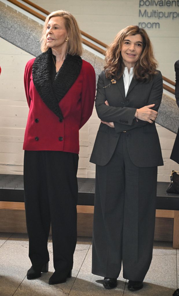 Xandra Falcó y Ana Gamazo en la reunión del patronado de la Galería de las Colecciones Reales