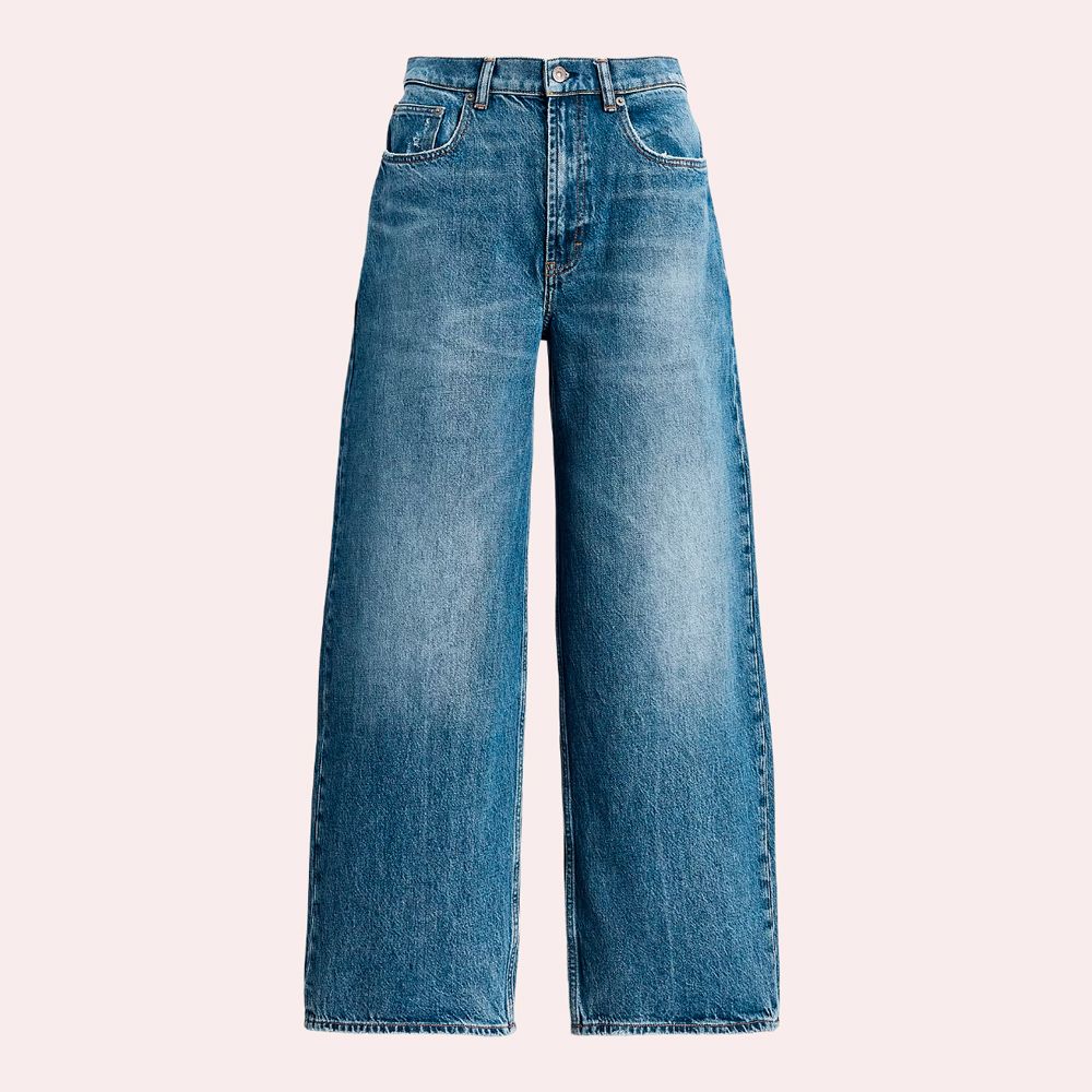 Jeans de pernera ancha y corte Relaxed