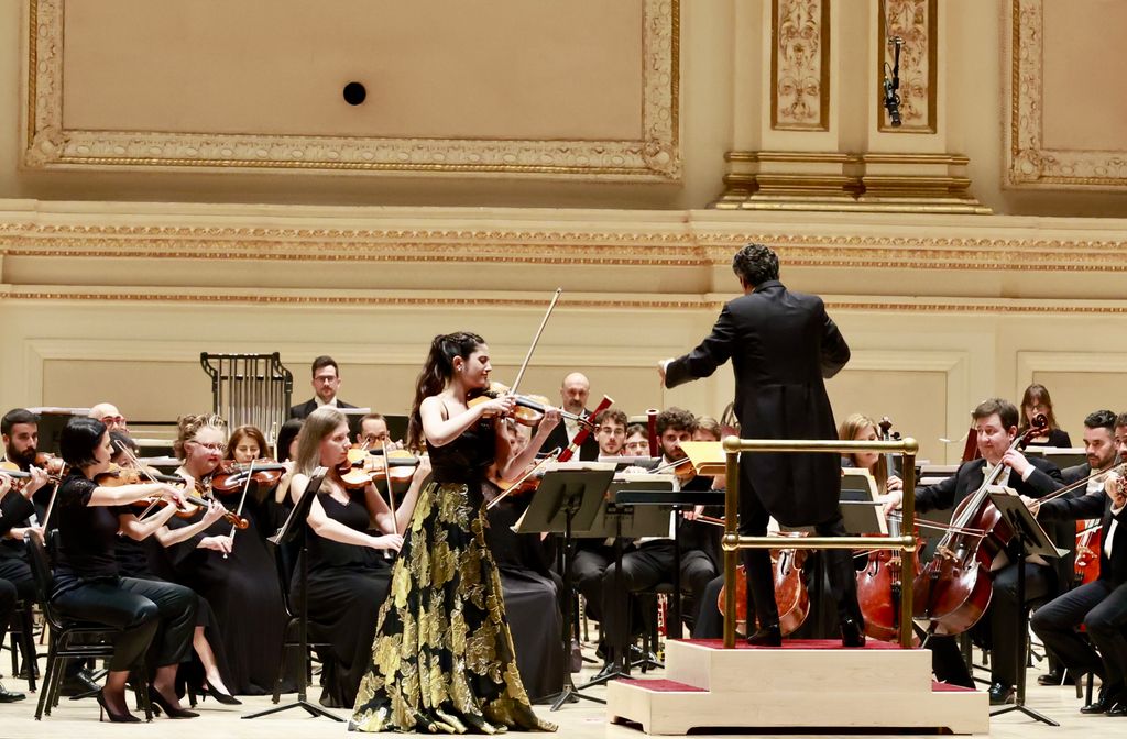 Concierto del Teatro Real en el Carnegie Hall de Nueva York al que ha acudido la princesa Leonor