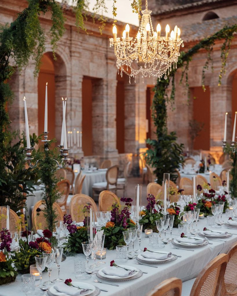 Decoración para cada espacio de boda monasterio