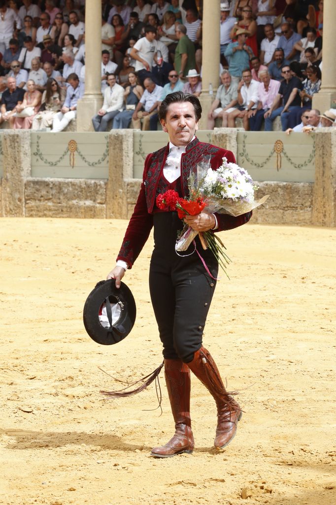 Diego Ventura durante corrida de rejones perteneciente a la Feria de Pedro Romero 2026 en Ronda
