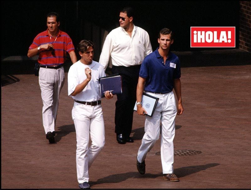 El rey Felipe y Pablo de Grecia en la Universidad de Georgetown