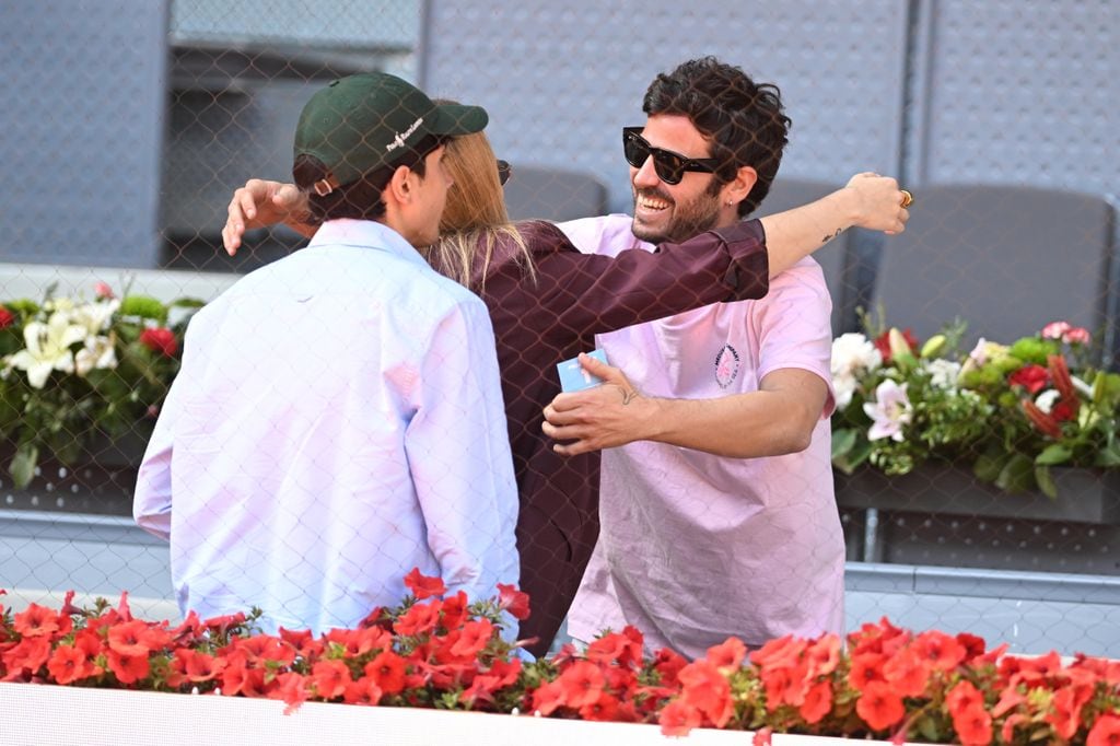 Eva Soriano y Willy Bárcenas se saludan en el Mutua Madrid Open 3025
