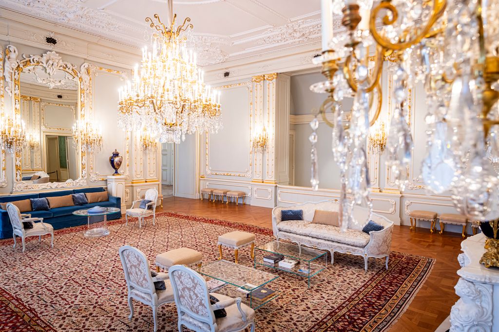 Uno de los salones más relevantes del Palacio de Noordeinde