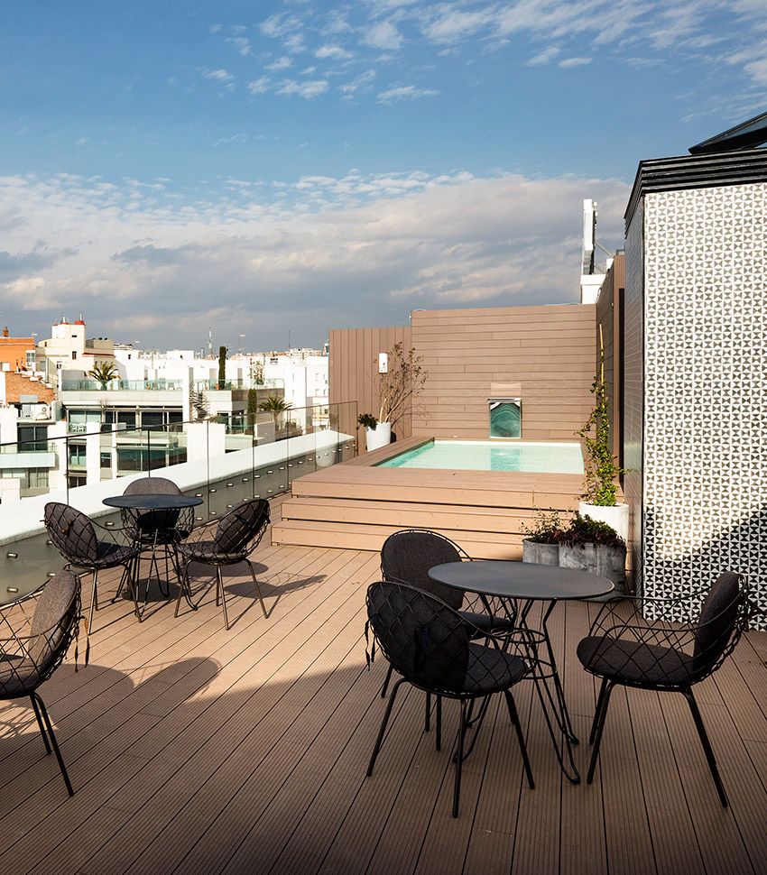 Terraza del hotel Barceló Emperatriz