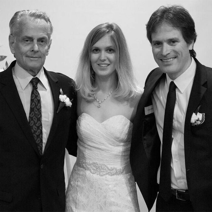 Eduardo Strauch con Ricardo Peña y su mujer