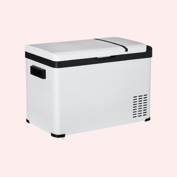 LA MEJOR CON CONGELADOR: OUTSUNNY NEVERA ELÉCTRICA DE COMPRESOR