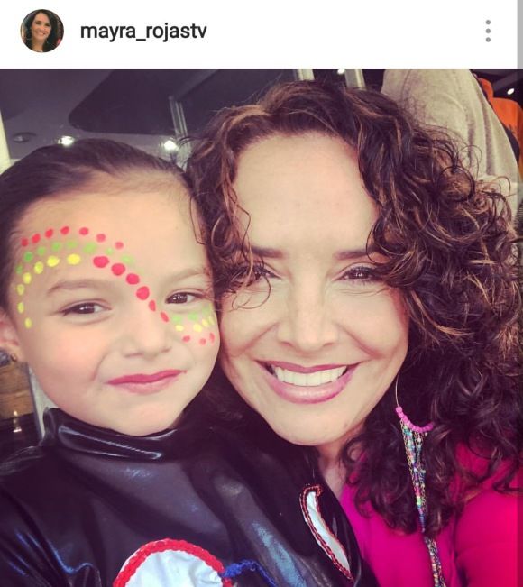 Mayra Rojas yLuciana, hija de la fallecida actriz, Lorena Rojas