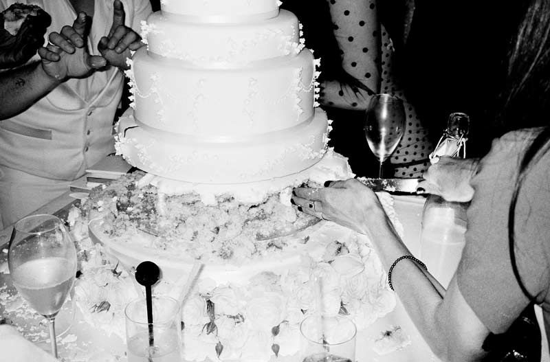 Detalle de la tarta de boda de Jamie Hince y Kate Moss