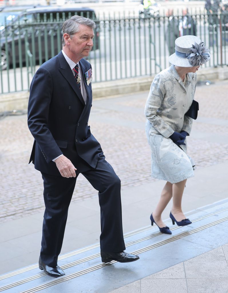 La princesa Ana y Sir Tim Laurence
