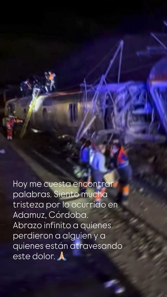 "Hoy me cuesta encontrar palabras", ha dicho la cantante