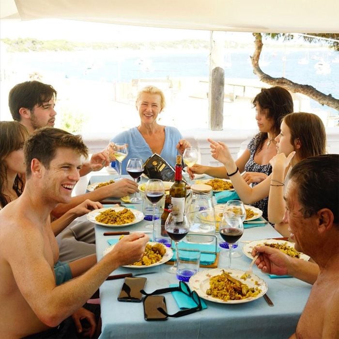 Ana Duato con su familia
