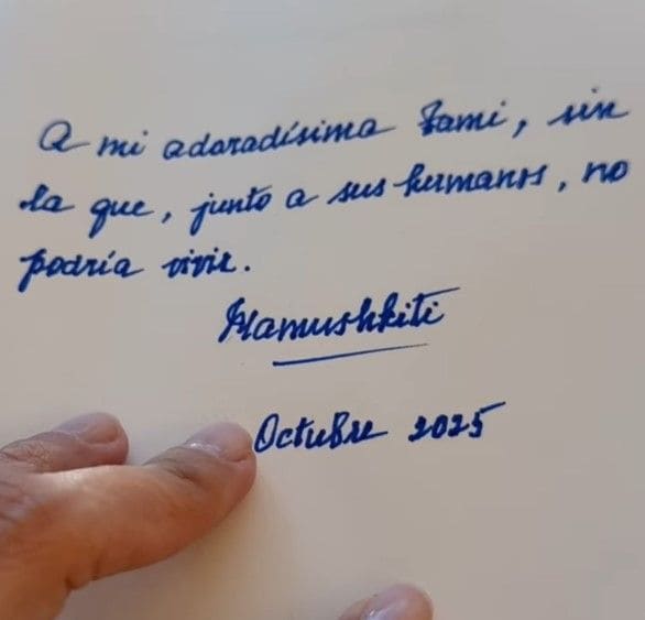 Dedicatoria de Isabel Preysler a Tamara Falcó
