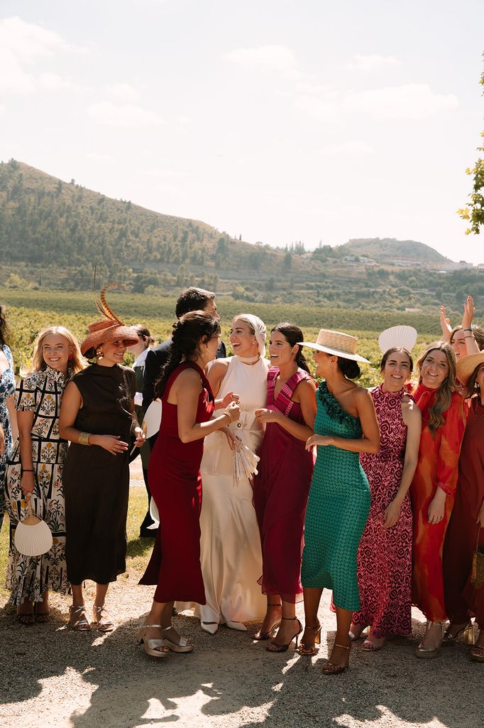 Nerea con vestido de Laura Ponte