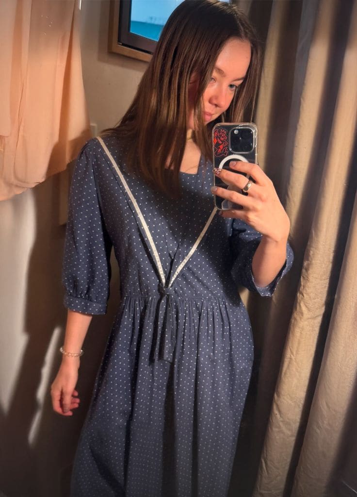 Alejandra de Hannover con un vestido de lunares de Kate Middleton