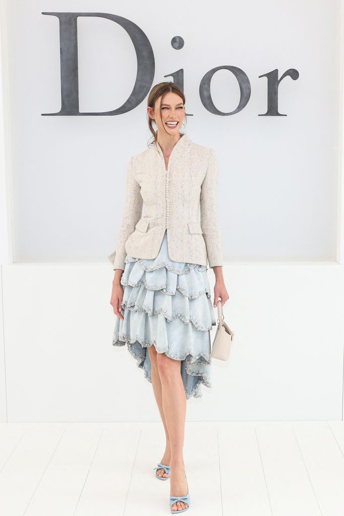 Karlie Kloss en el desfile de Dior Primavera/Verano 2027 durante la Semana de la Moda de París, el 29 de septiembre de 2026.