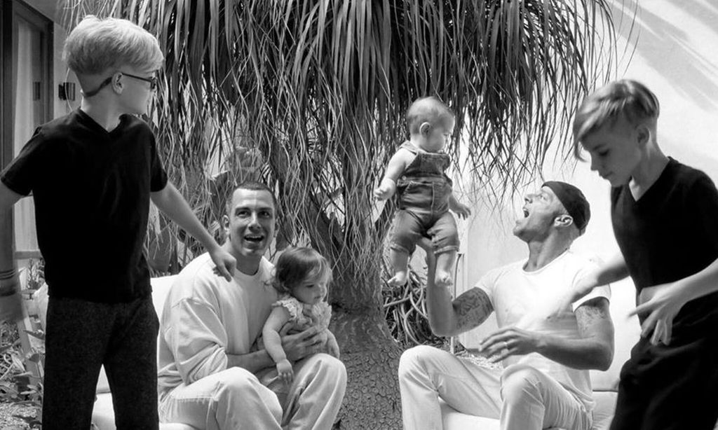 Ricky Martin y su familia