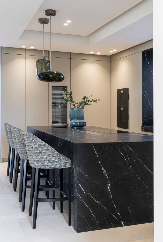Cocina con isla central