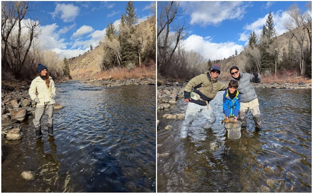Aunque no han compartido fotografías juntos, Irina Baeva y Giovanni Medina dijeron haber pasado la Navidad en Vail, Colorando, en sus respectivas publicaciones en redes sociales