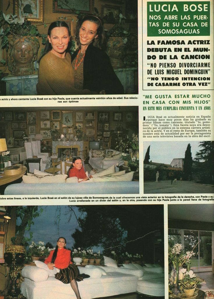 Casa Lucia Bose HOLA 1982