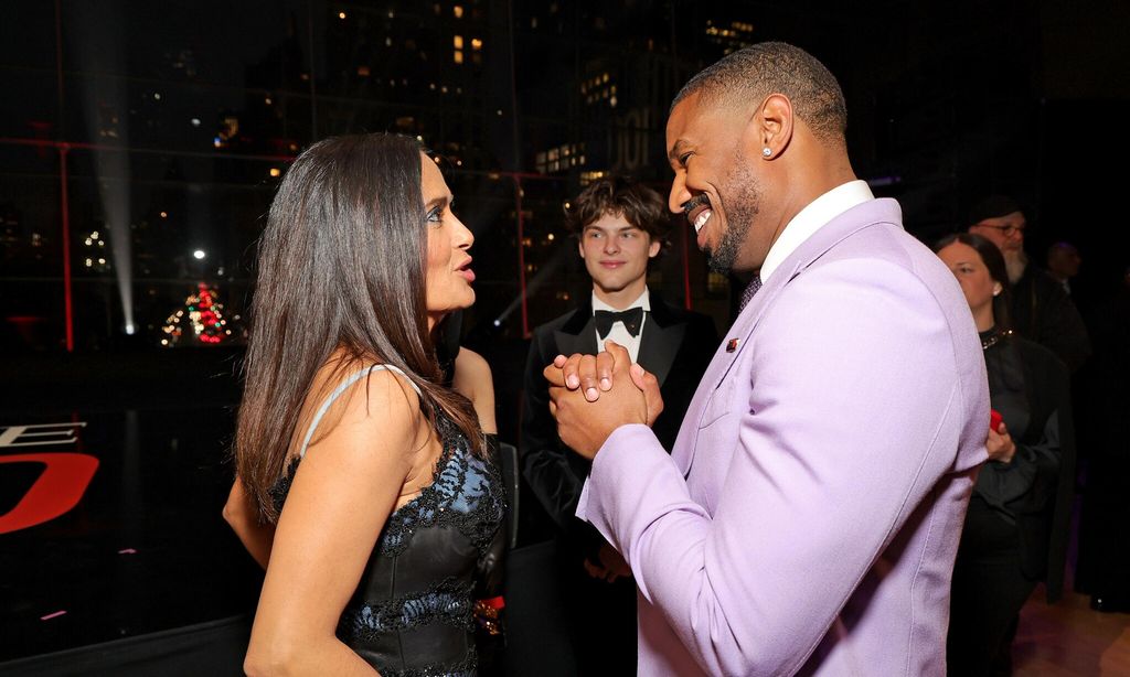 salma hayek pinault and michael b jordan