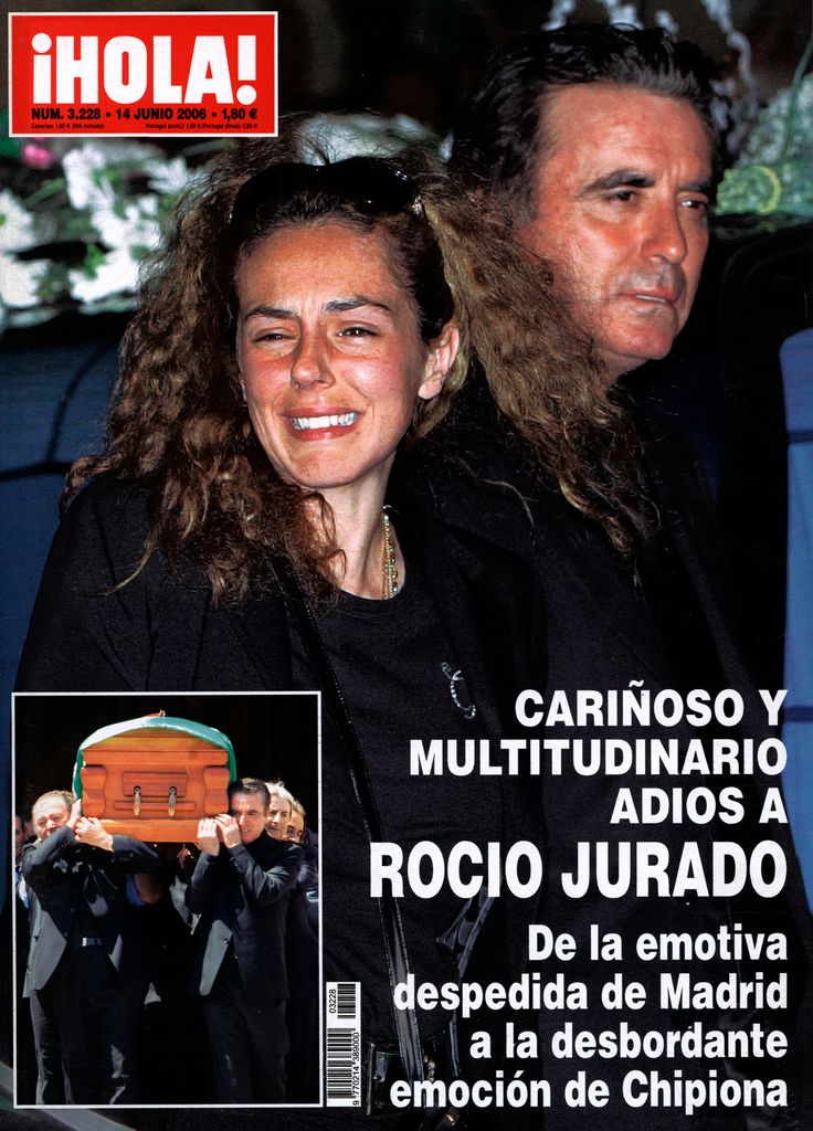 Portada de ¡HOLA! de la muerte de Rocío Jurado