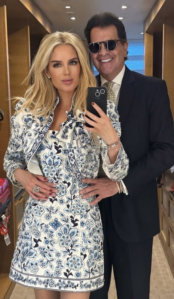 Tania Ruiz celebró sus 38 años con su galán.