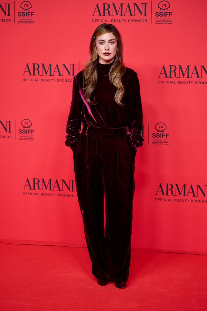 Blanca Suárez, en la alfombra roja de la fiesta de Armani Beauty durante el Festival de San Sebastián 2026, el 19 de septiembre de 2026.