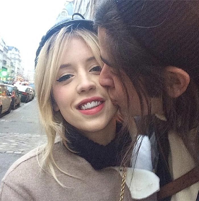 Thomas Cohen junto a Peaches Geldof, que falleció en abril de 2014
