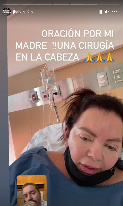 J Balvin pide oración por su mamá
