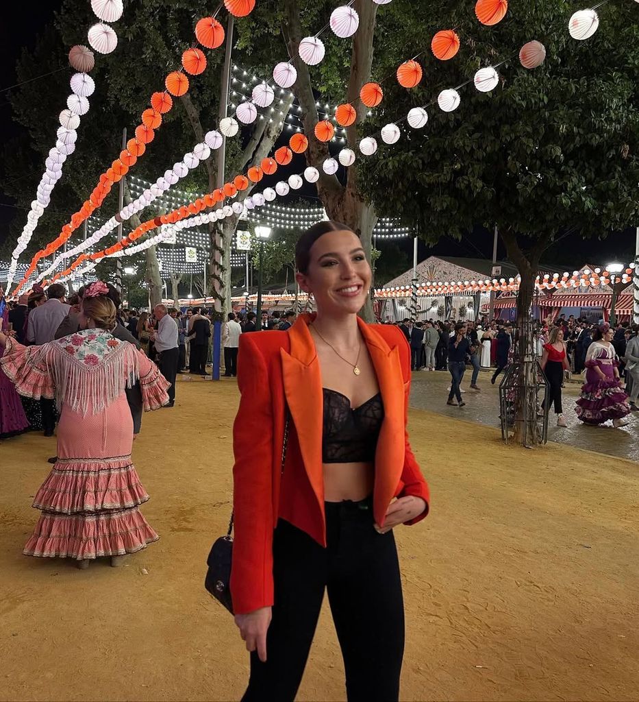 Alba, en una imagen de su última vez en la Feria