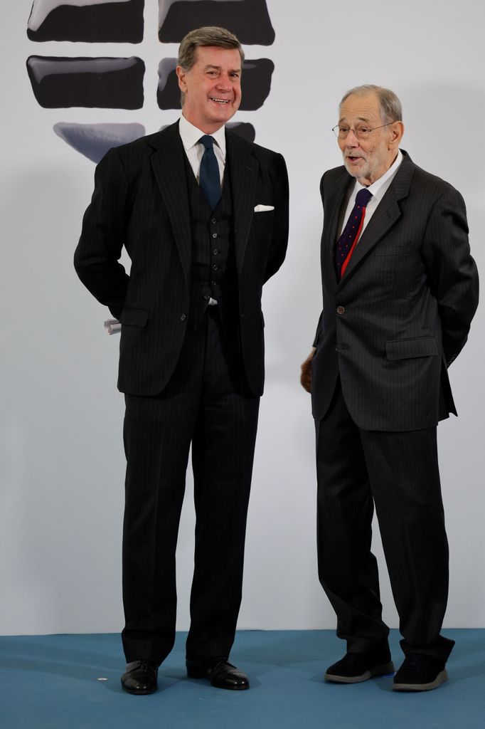 Cayetano Martínez de Irujo y Javier Solana en los premios internacional de periodismo de 'El Mundo'