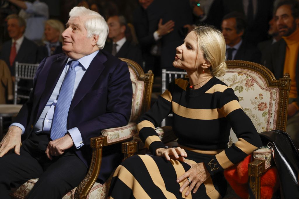 El duque de Alba y Eugenia Martínez de Irujo en la presentación de 'La última Duquesa'.