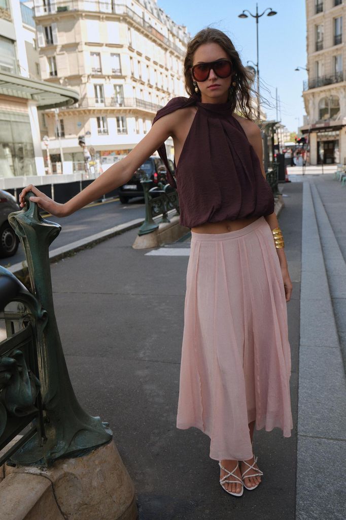 Tops de escote halter de Zara