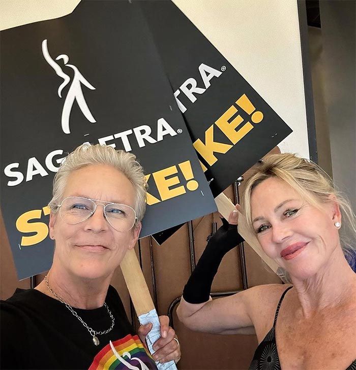 Melanie Griffith y Jamie Lee Curtis
