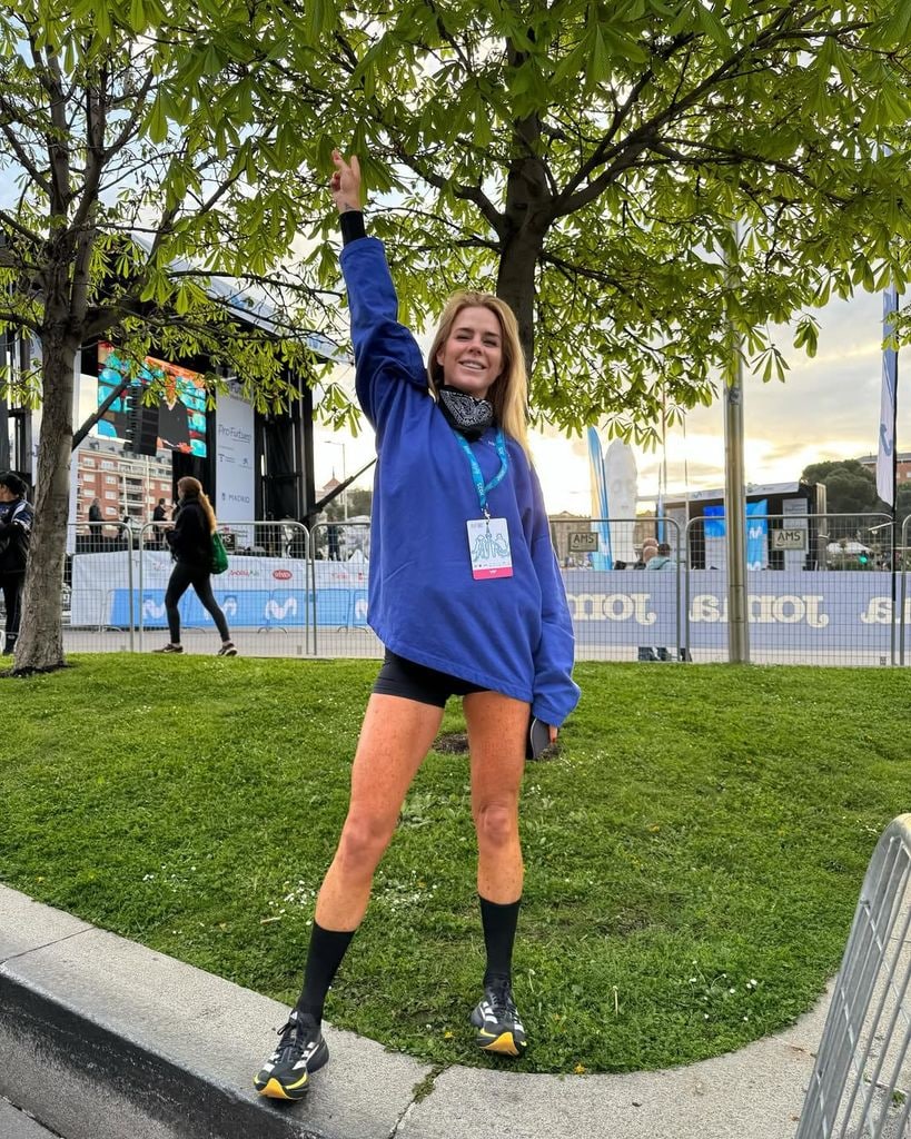 Amelia Bono, en una carrera