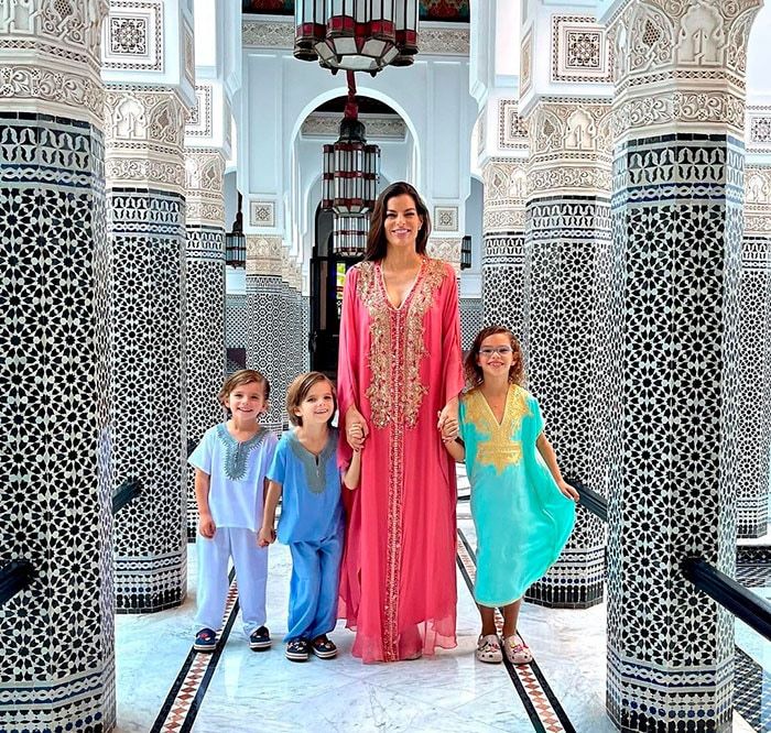Bárbara Coppel y su familia