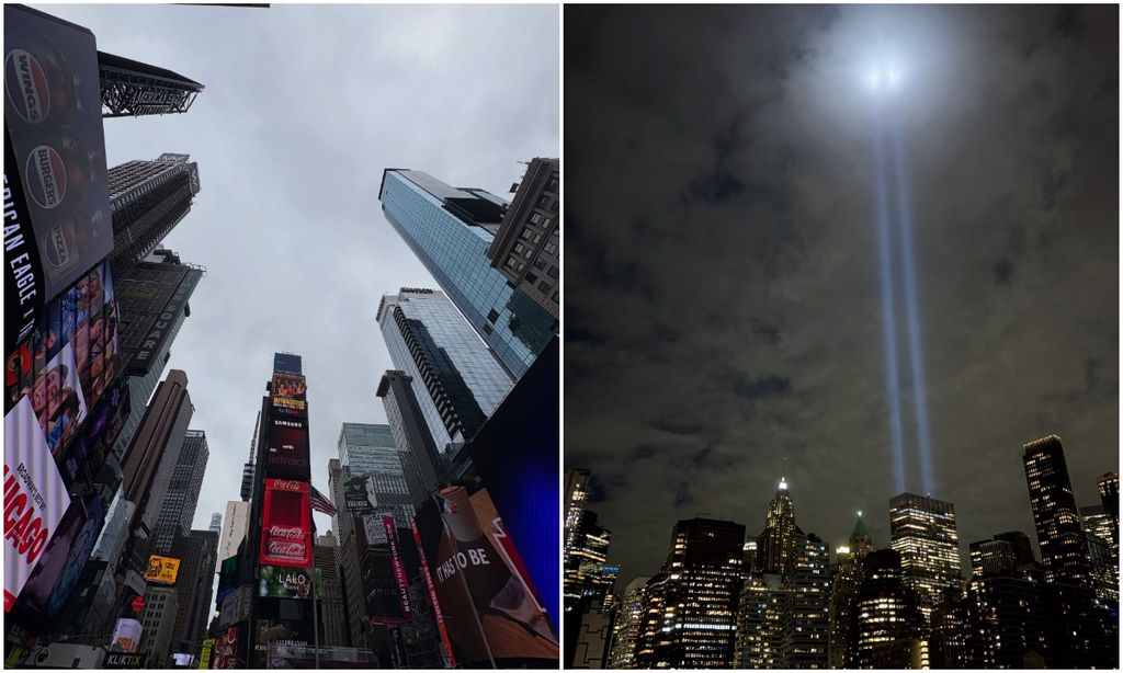 Georgina pulicó algunas postales urbanas de Nueva York.