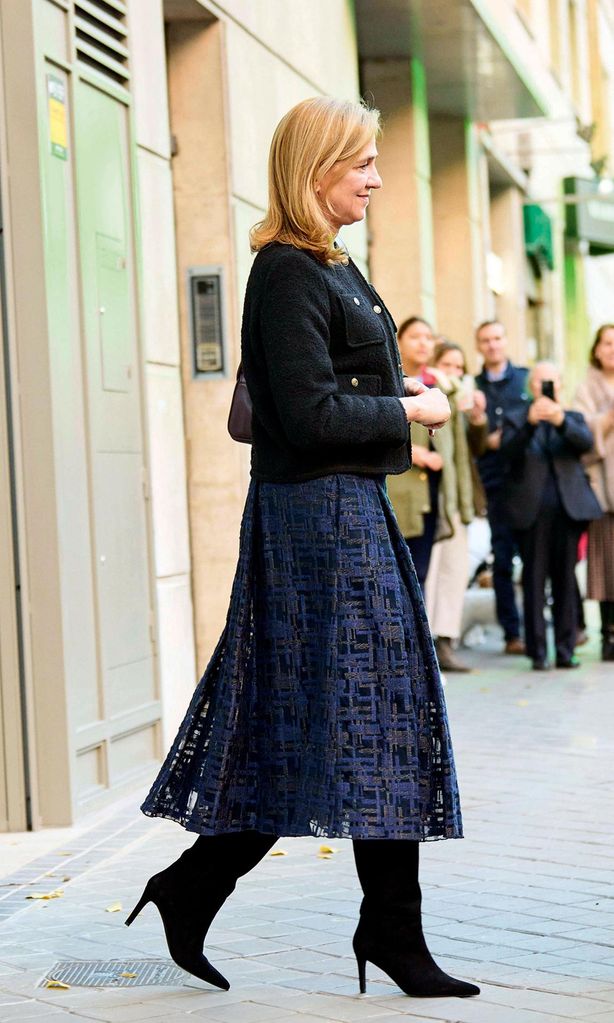 La infanta Cristina en el cumple de la infanta Elena