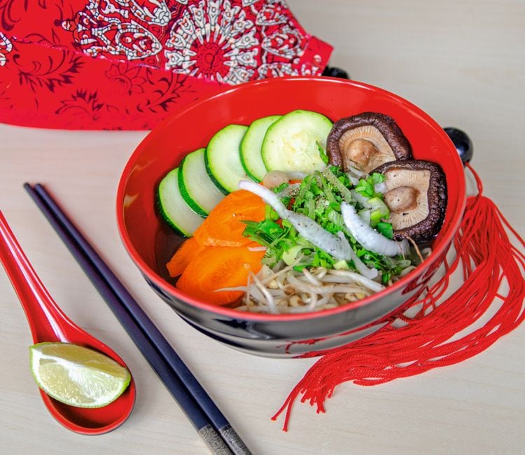 Sopa de fideos al estilo Kung Fu Panda