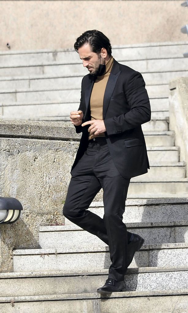 David Bustamante en los juzgados