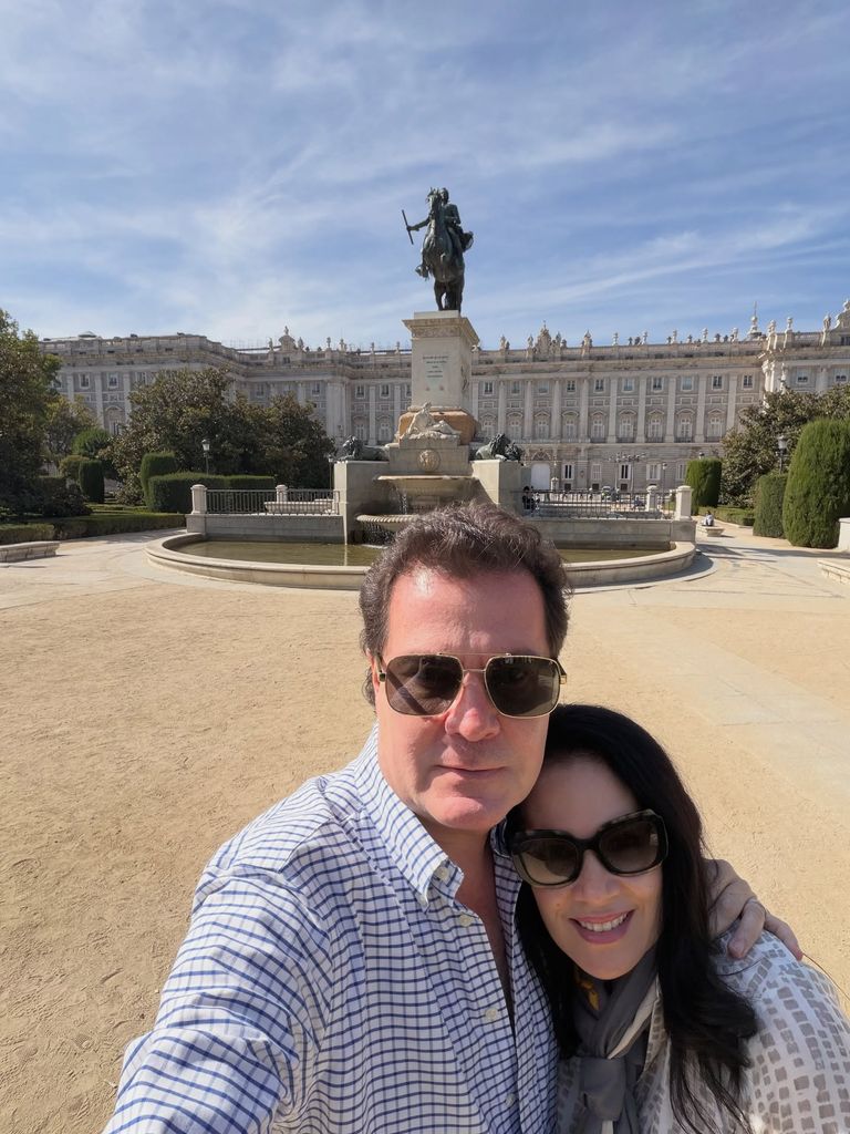 América Guinart y su esposo han quedado fascinados con España