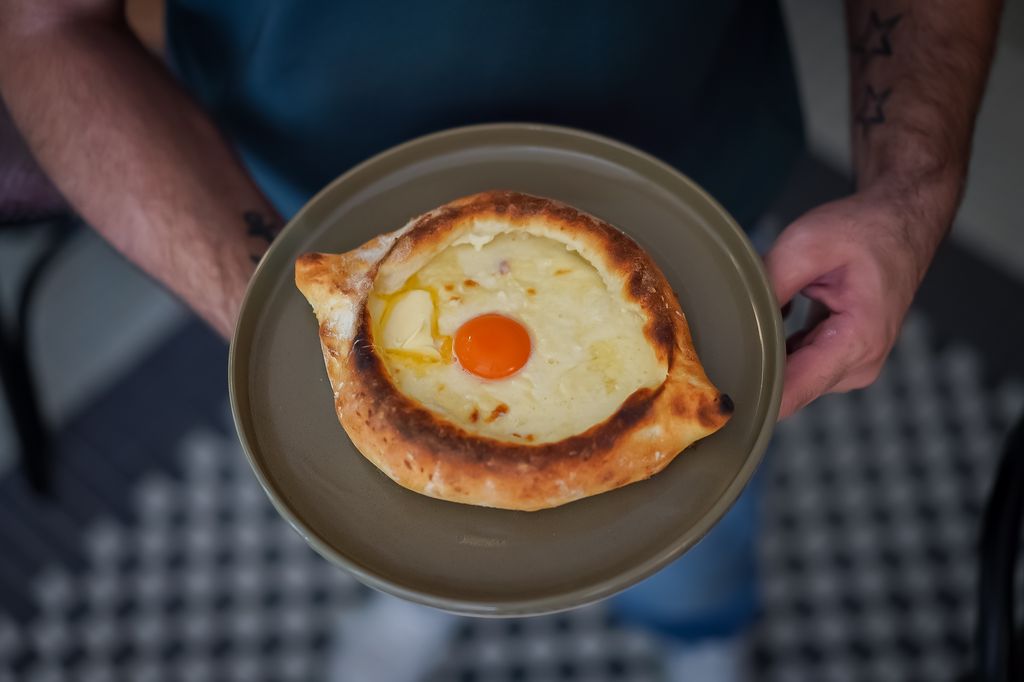 Khachapuri, plato georgiano