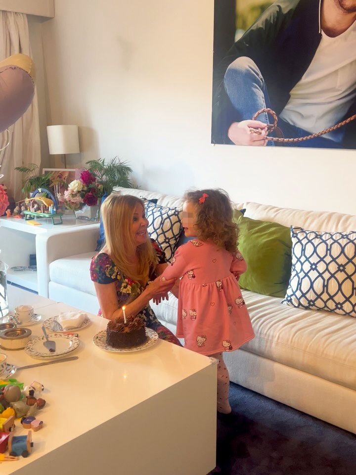 Ana Obregón, con su pequeña Anita