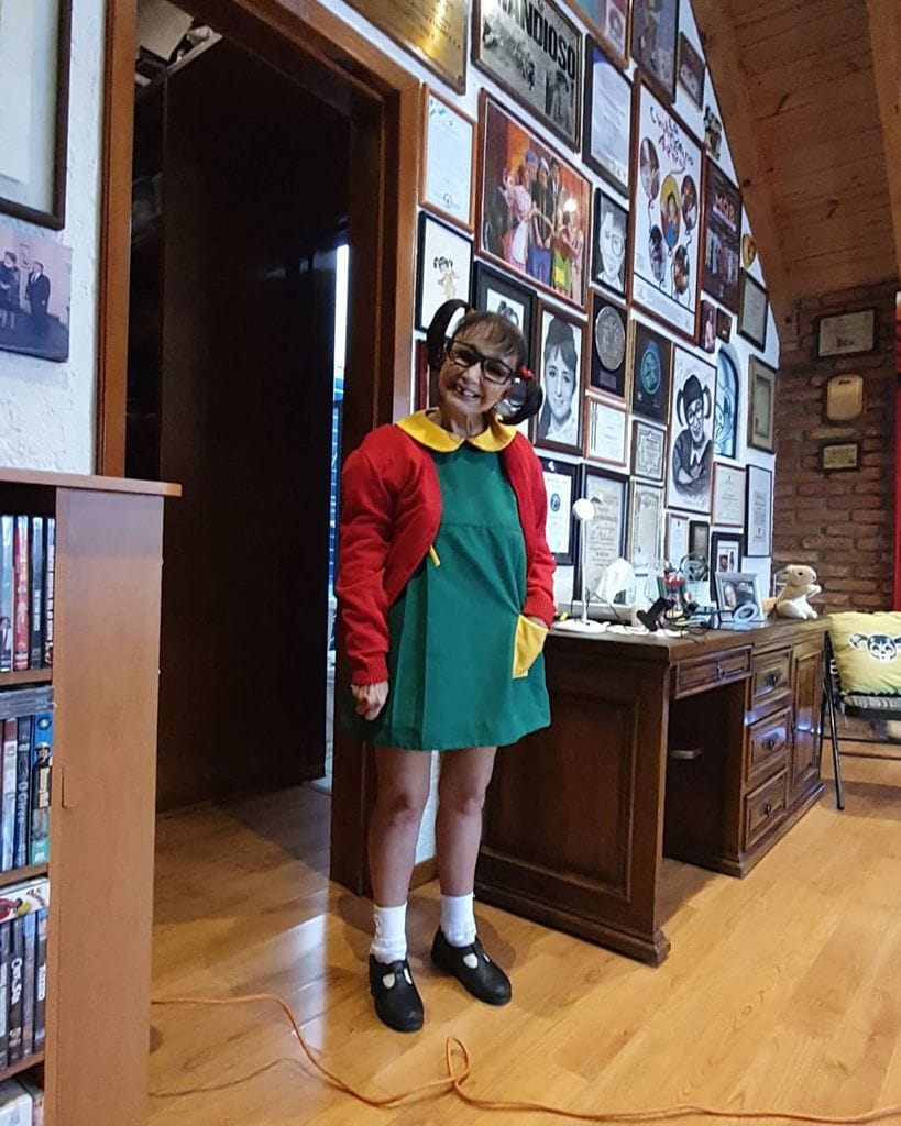 'La Chilindrina' recordó sus tiempos en el set 